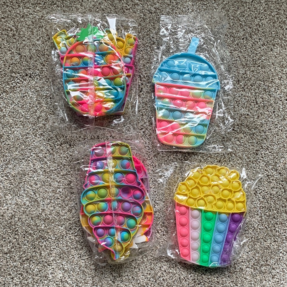 Colorful Pop It Fidget Toy Set